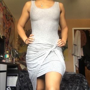 Form fitting Gray Dress
